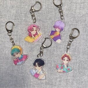 Kpop Demon Hunters SAJA BOYS Acrylic Keychain